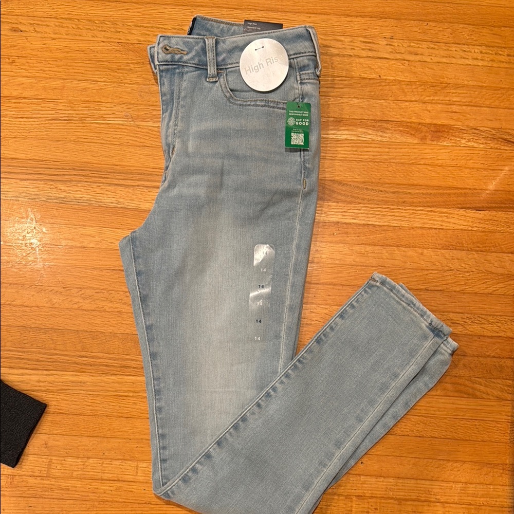 Kid’s - Light Blue High Rise Jeans